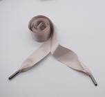 Customized Silk Ribbon Hoodie Drawcord With Metal Tips 1cm - 6cm