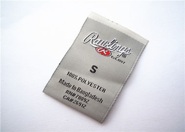 Custom Woven Clothing Label Tags Woven Fabric Lables Washable 